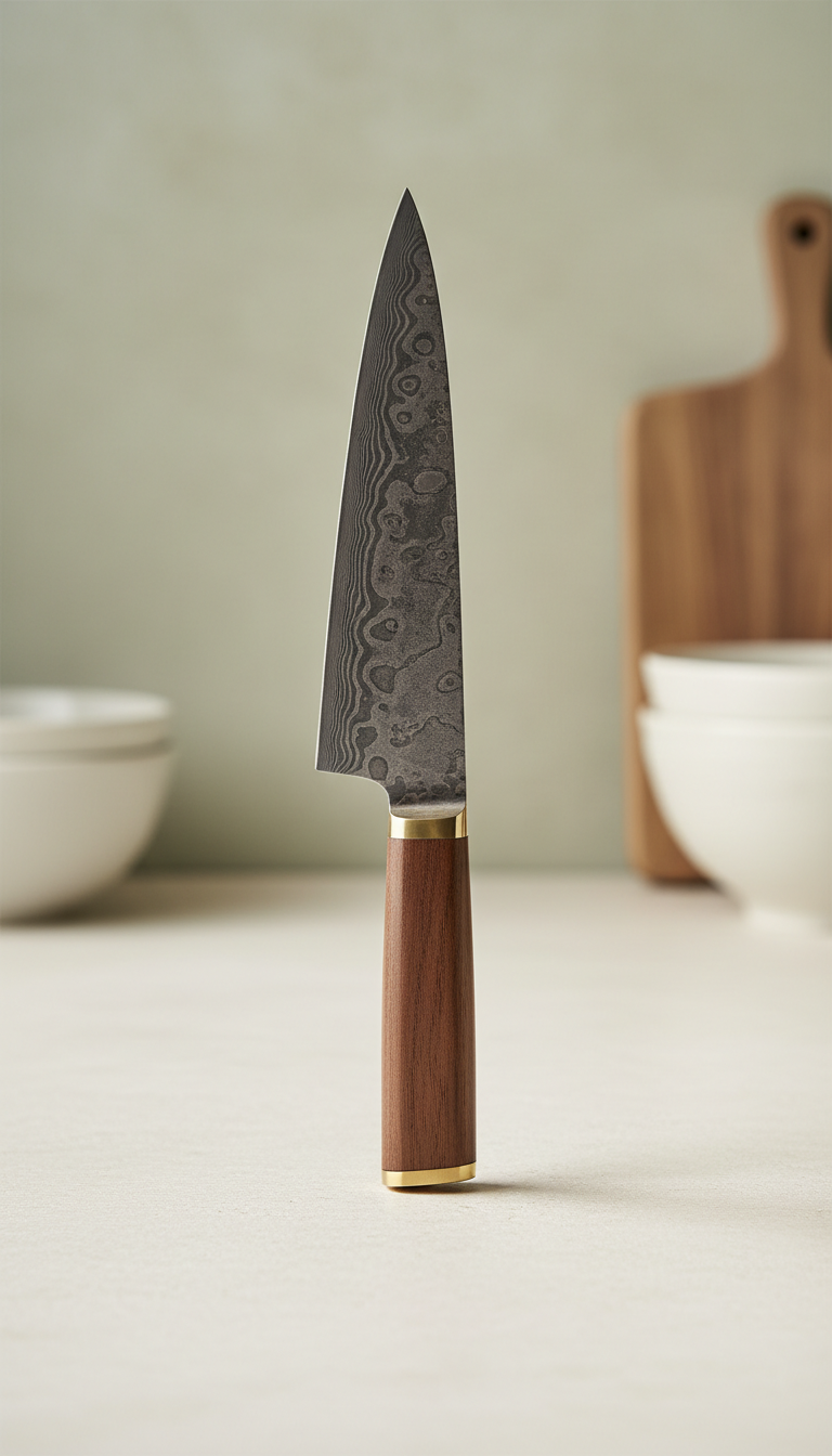 Chef's Knife with Forged Steel Blade