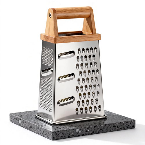 ✅ 🧀 Stainless Steel Multi-Function Grater — Versatile Kitchen Tool For Effortless Food Preparation