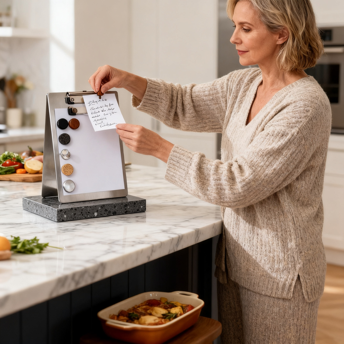 🧲 Magnetic Multi-Purpose Memo Board — Elevate Your Everyday Organization With Modern Magnetic Design