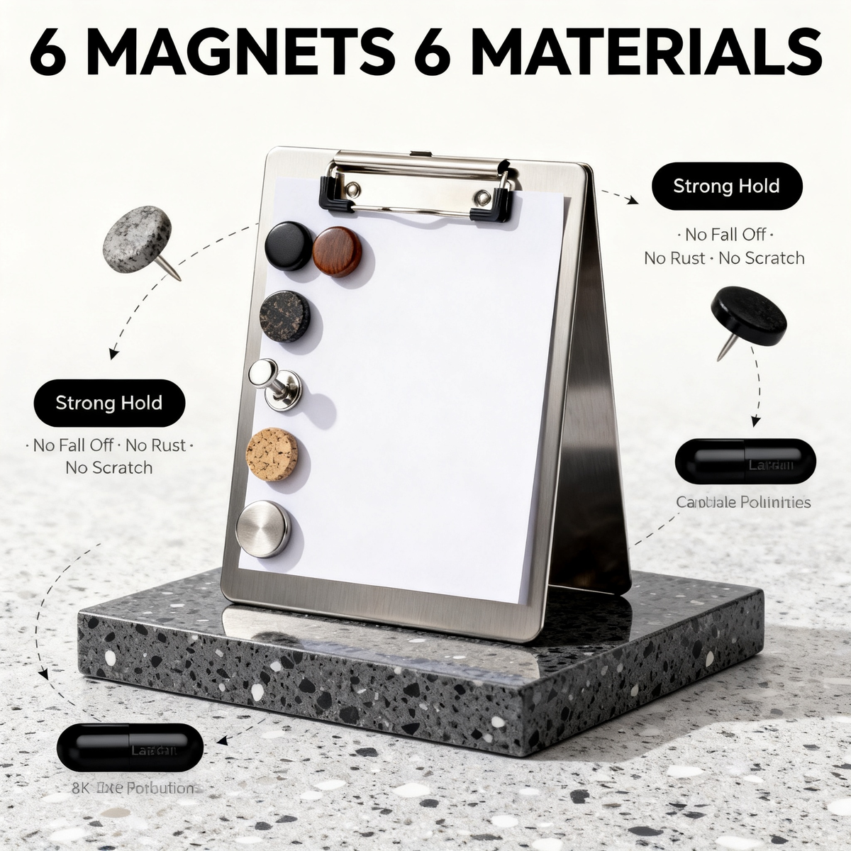 🧲 Magnetic Multi-Purpose Memo Board — Elevate Your Everyday Organization With Modern Magnetic Design