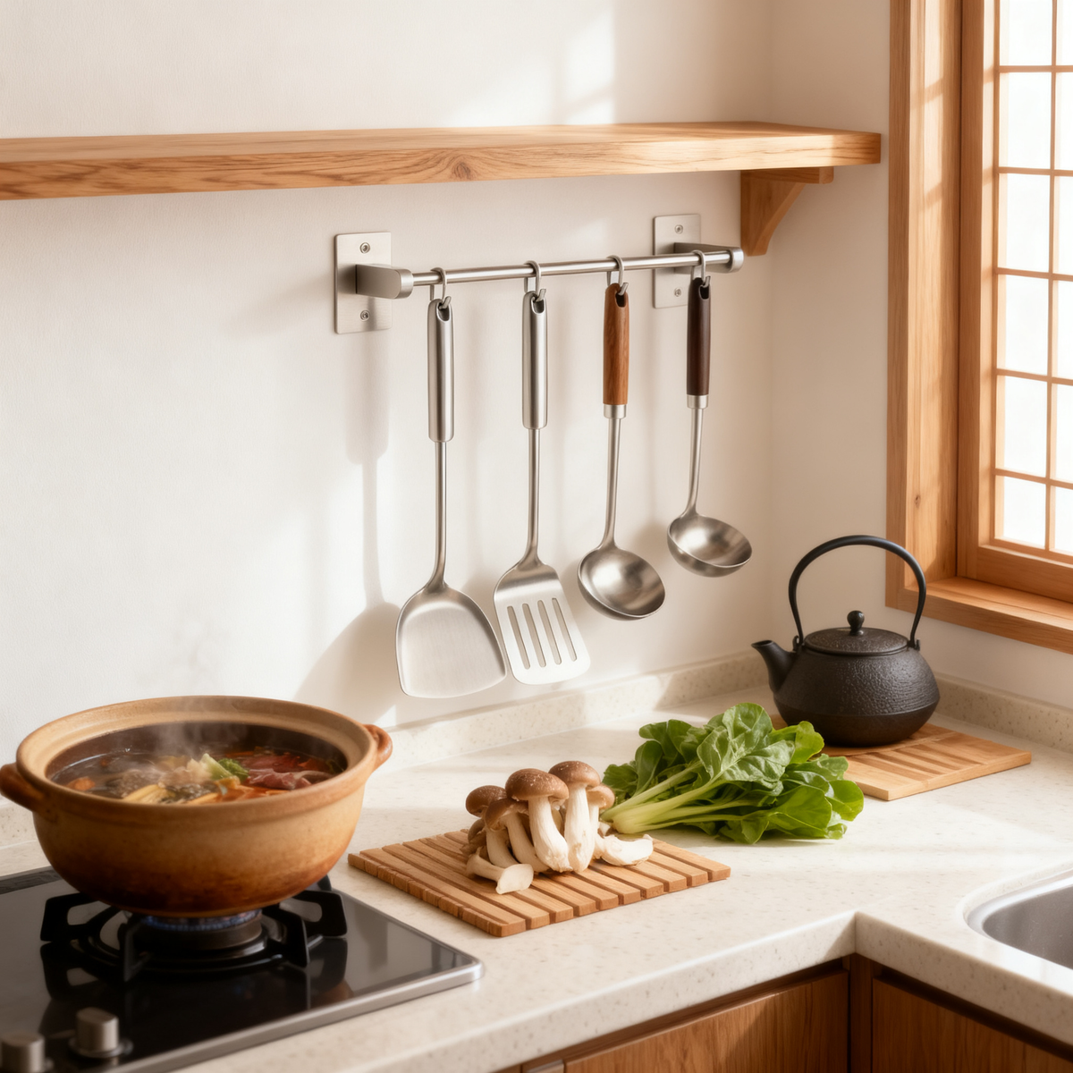 🔪 Smart Wall Storage System — Premium Kitchen Organizer Designed to Maximize Space and Elevate Your Cooking Experience