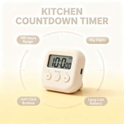 ⏱️ Precision Kitchen Timer | A Smart Time Companion Designed for Effortless Cooking and Modern Living