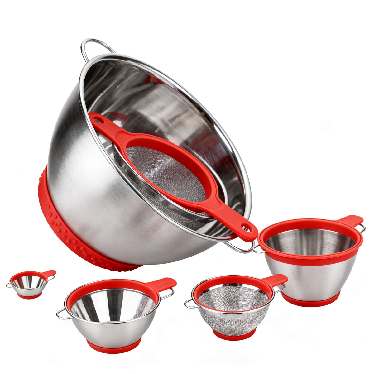 ✨ 304 Stainless Steel Kitchen Strainer — Durable Fine Mesh Filter For Everyday Cooking
