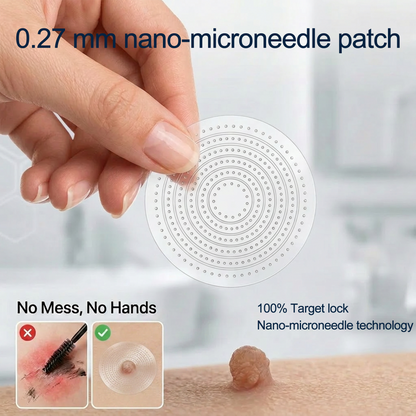【 💎Last Day Promotion 70% OFF💎】🇺🇸𝐇𝐞𝒂𝒍𝗿𝗶𝙯𝙚®2-in-1 Microneedle & Hydrocolloid Patch| Removes Raised Moles, Acne, Flat Warts & Skin Tags | Helps Improve Wrinkles, Scars & Blemishes | Invisible Patches for Face & Body