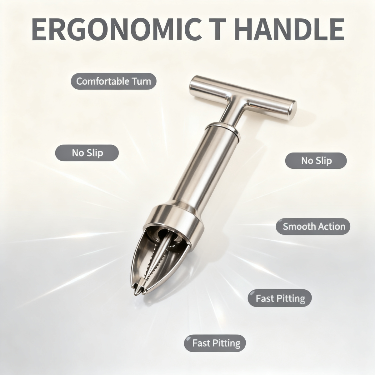 🥂 Stainless Steel Wine Opener — Modern Corkscrew Tool Designed For Effortless Opening