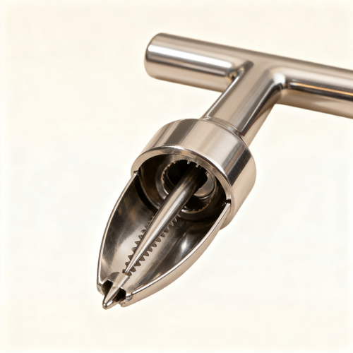 🥂 Stainless Steel Wine Opener — Modern Corkscrew Tool Designed For Effortless Opening