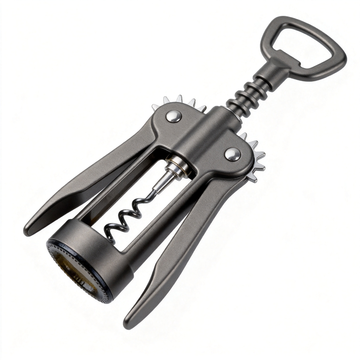 🍷 Spiral Wine Opener With Smooth Cork Removal Design — Elegant Bar & Kitchen Accessory