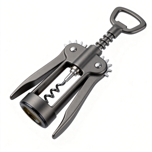 🍷 Spiral Wine Opener With Smooth Cork Removal Design — Elegant Bar & Kitchen Accessory