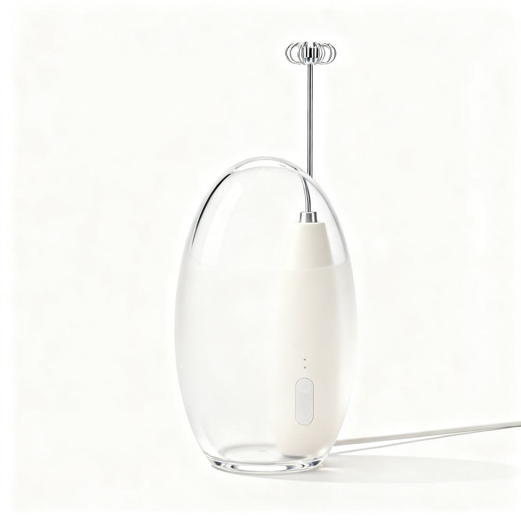 🥛 Electric Milk Frother – Create Café-Style Foam at Home with Ease