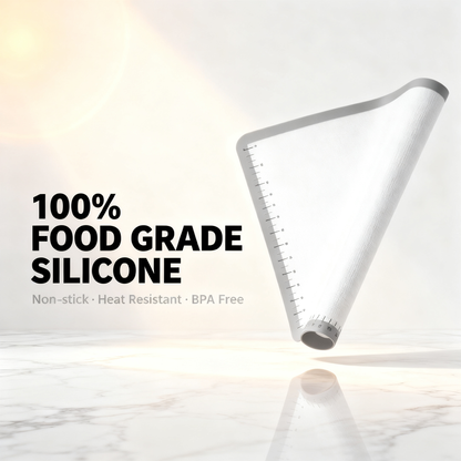 ✨ Multi-Purpose Silicone Pastry Mat – Non-Slip Baking Work Surface with Measurement Guide for Perfect Dough Preparation