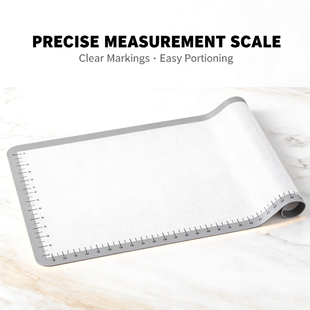 ✨ Multi-Purpose Silicone Pastry Mat – Non-Slip Baking Work Surface with Measurement Guide for Perfect Dough Preparation