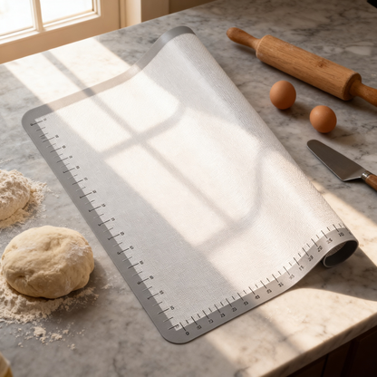 ✨ Multi-Purpose Silicone Pastry Mat – Non-Slip Baking Work Surface with Measurement Guide for Perfect Dough Preparation