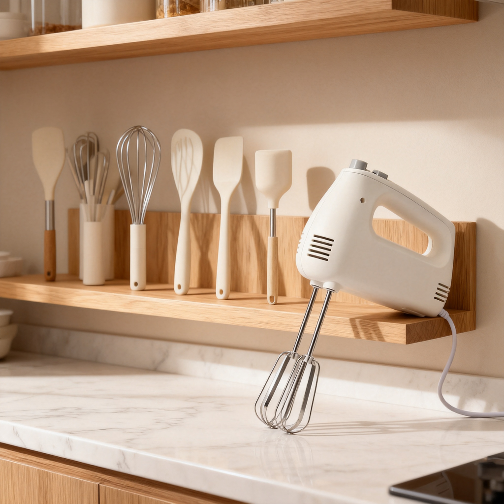 🧁 Smart Handheld Electric Mixer – Effortless Mixing for Better Baking Experiences