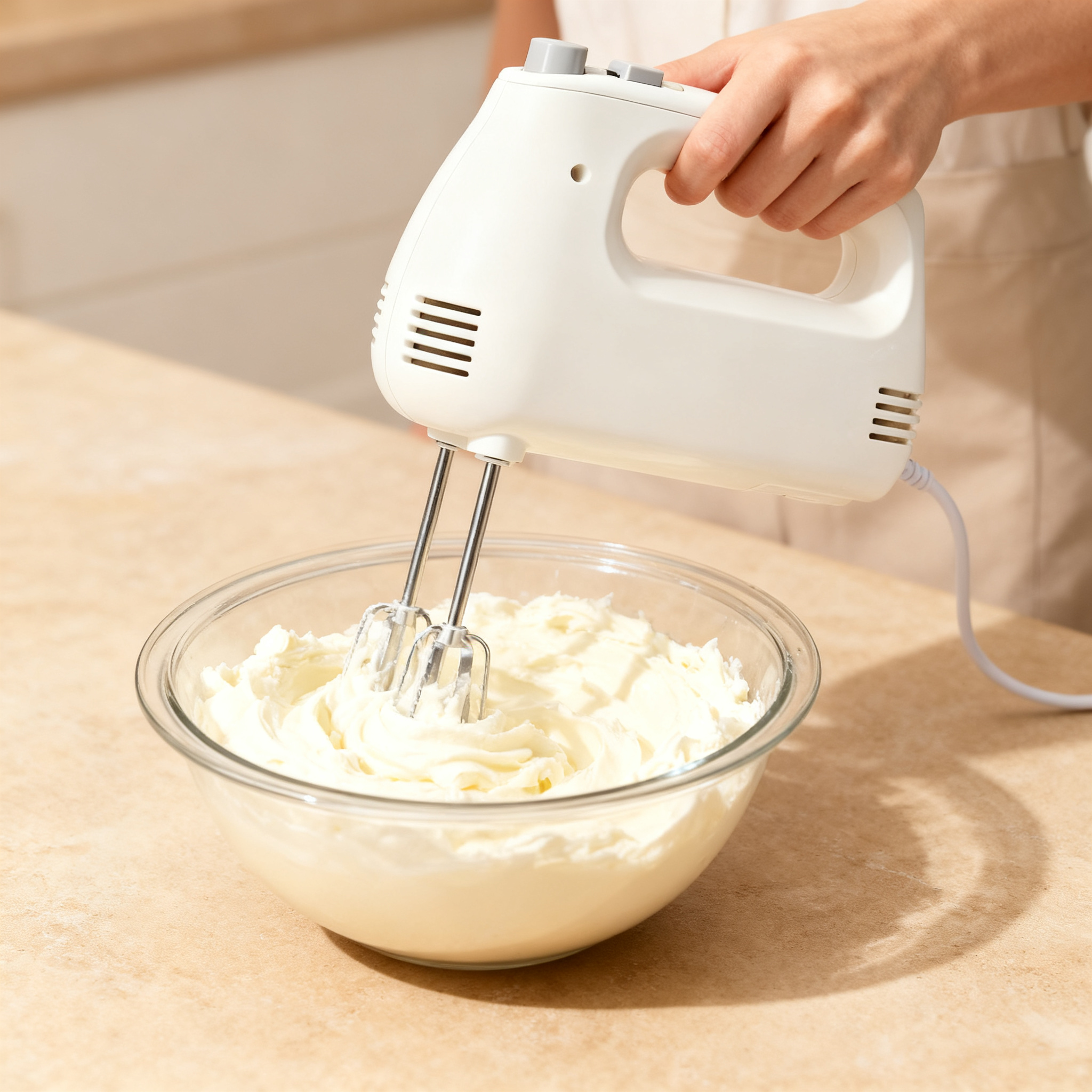 🧁 Smart Handheld Electric Mixer – Effortless Mixing for Better Baking Experiences