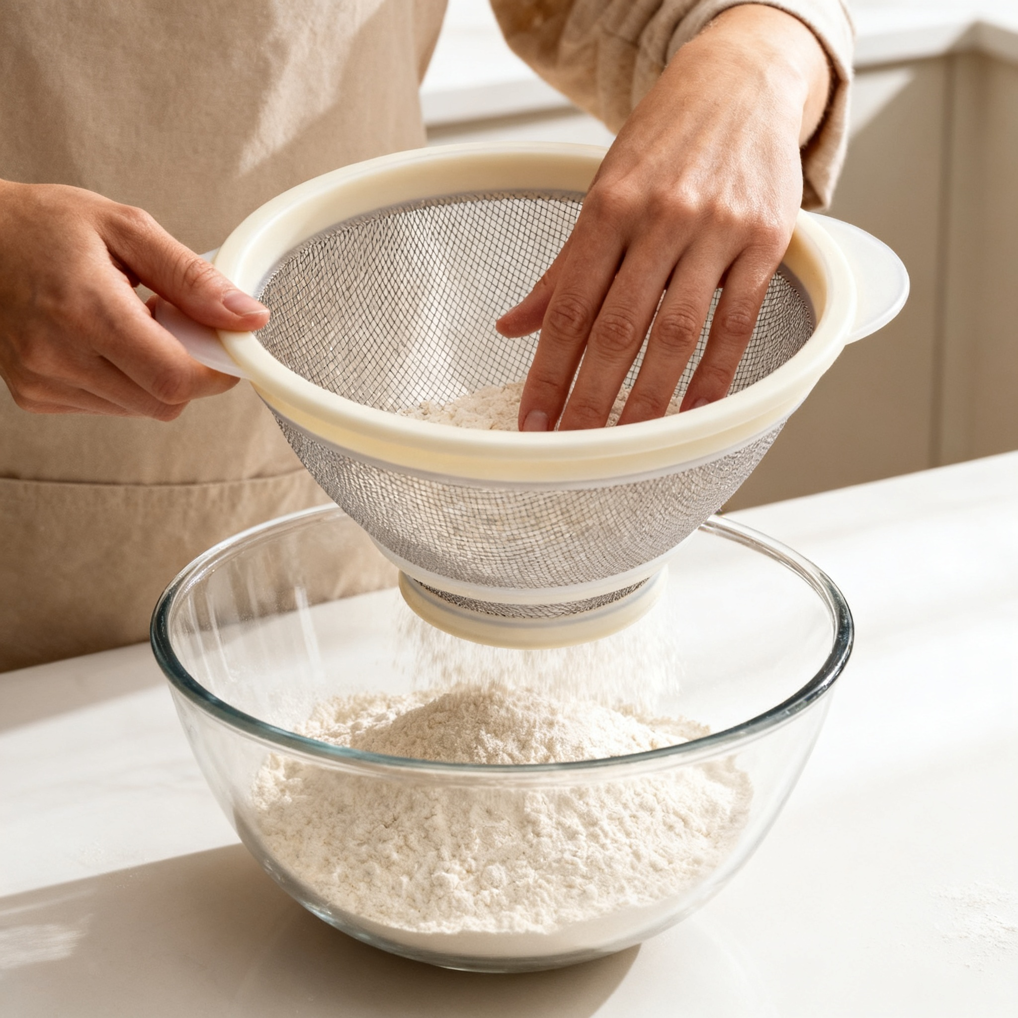 🍜 Multi-Purpose Stainless Steel Strainer Basket – Fine Mesh Filtering Tool for Easy Washing, Draining & Cooking Preparation