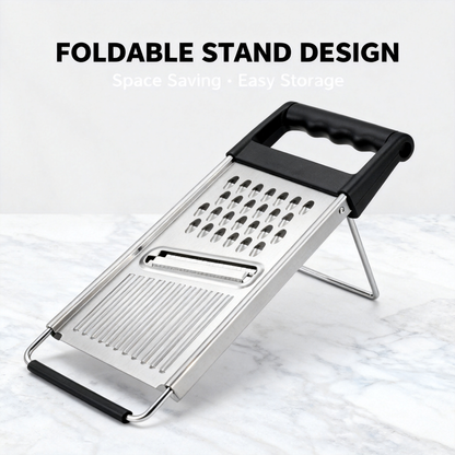 🧀 Multi-Function Stainless Steel Grater & Slicer – The Ultimate Kitchen Tool for Slicing, Shredding & Food Preparation