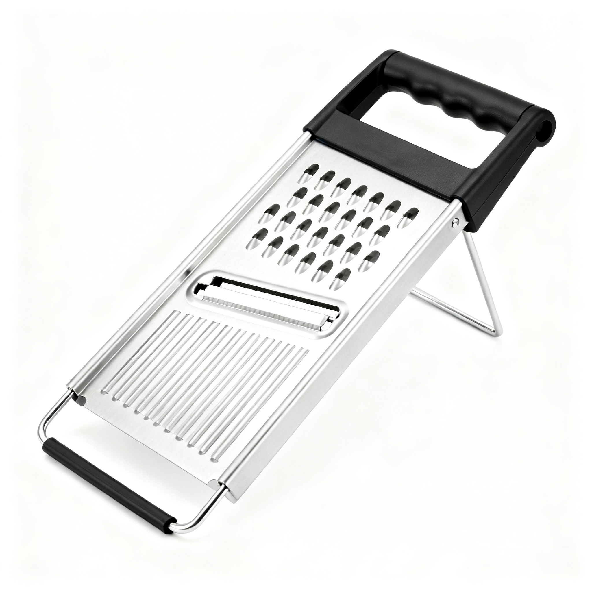 🧀 Multi-Function Stainless Steel Grater & Slicer – The Ultimate Kitchen Tool for Slicing, Shredding & Food Preparation