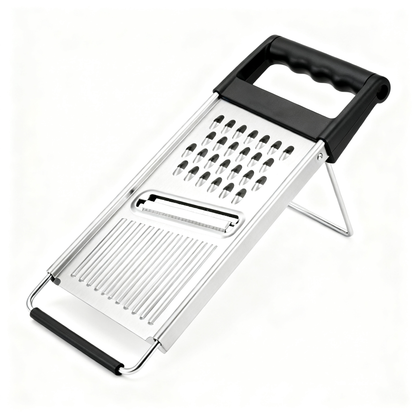 🧀 Multi-Function Stainless Steel Grater & Slicer – The Ultimate Kitchen Tool for Slicing, Shredding & Food Preparation