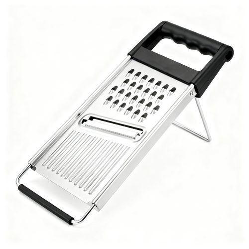 🧀 Multi-Function Stainless Steel Grater & Slicer – The Ultimate Kitchen Tool for Slicing, Shredding & Food Preparation