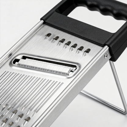 🧀 Multi-Function Stainless Steel Grater & Slicer – The Ultimate Kitchen Tool for Slicing, Shredding & Food Preparation
