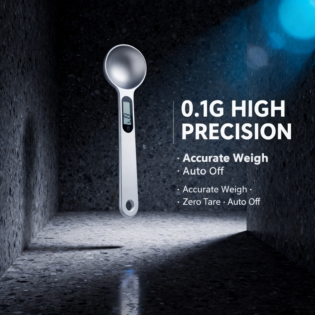 🥄 Smart Digital Measuring Spoon – Precise Measurements for Easier Cooking & Baking