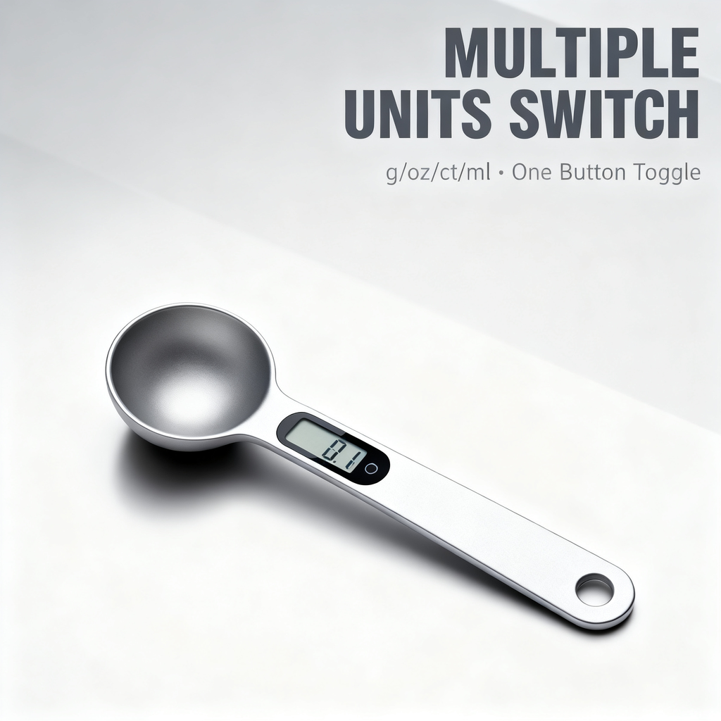 🥄 Smart Digital Measuring Spoon – Precise Measurements for Easier Cooking & Baking