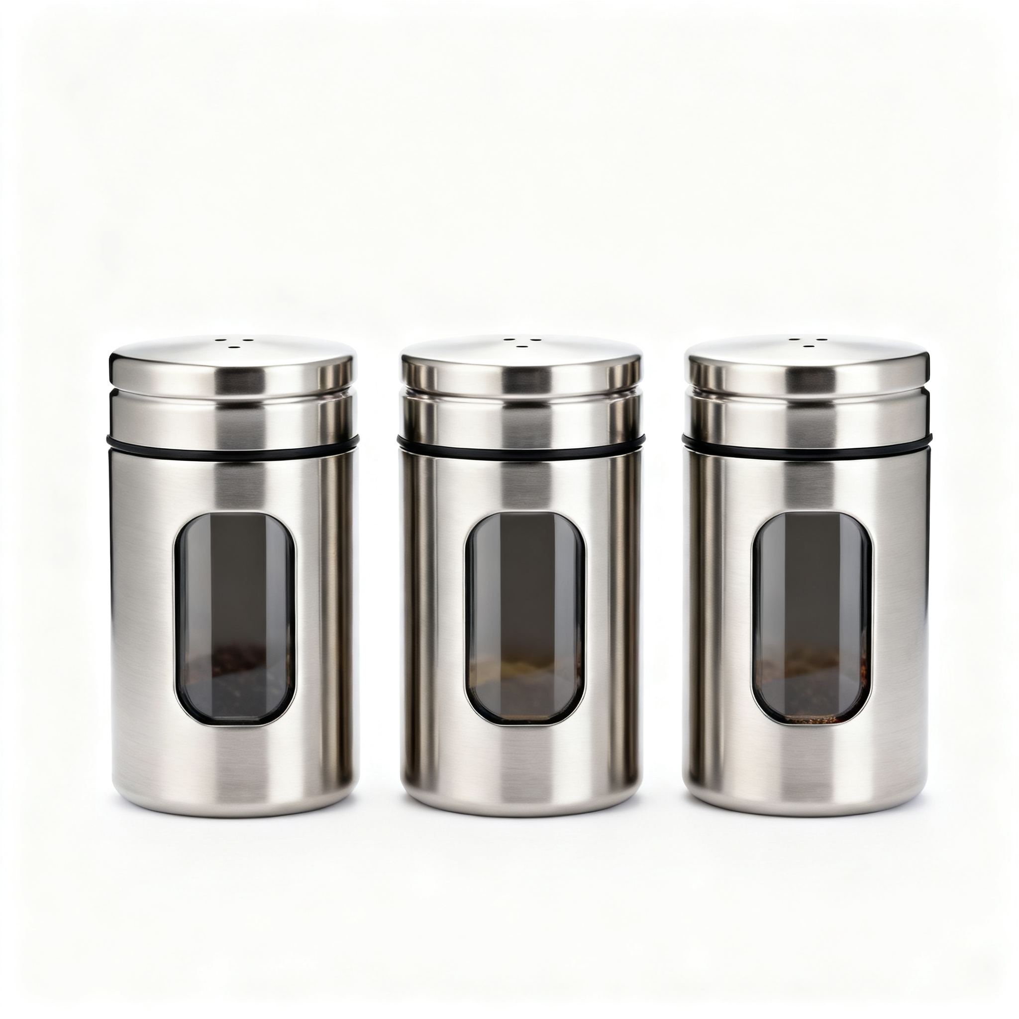 ✨ Stainless Steel Spice Jar Set – Keep Your Kitchen Organized & Your Ingredients Fresh 🧂