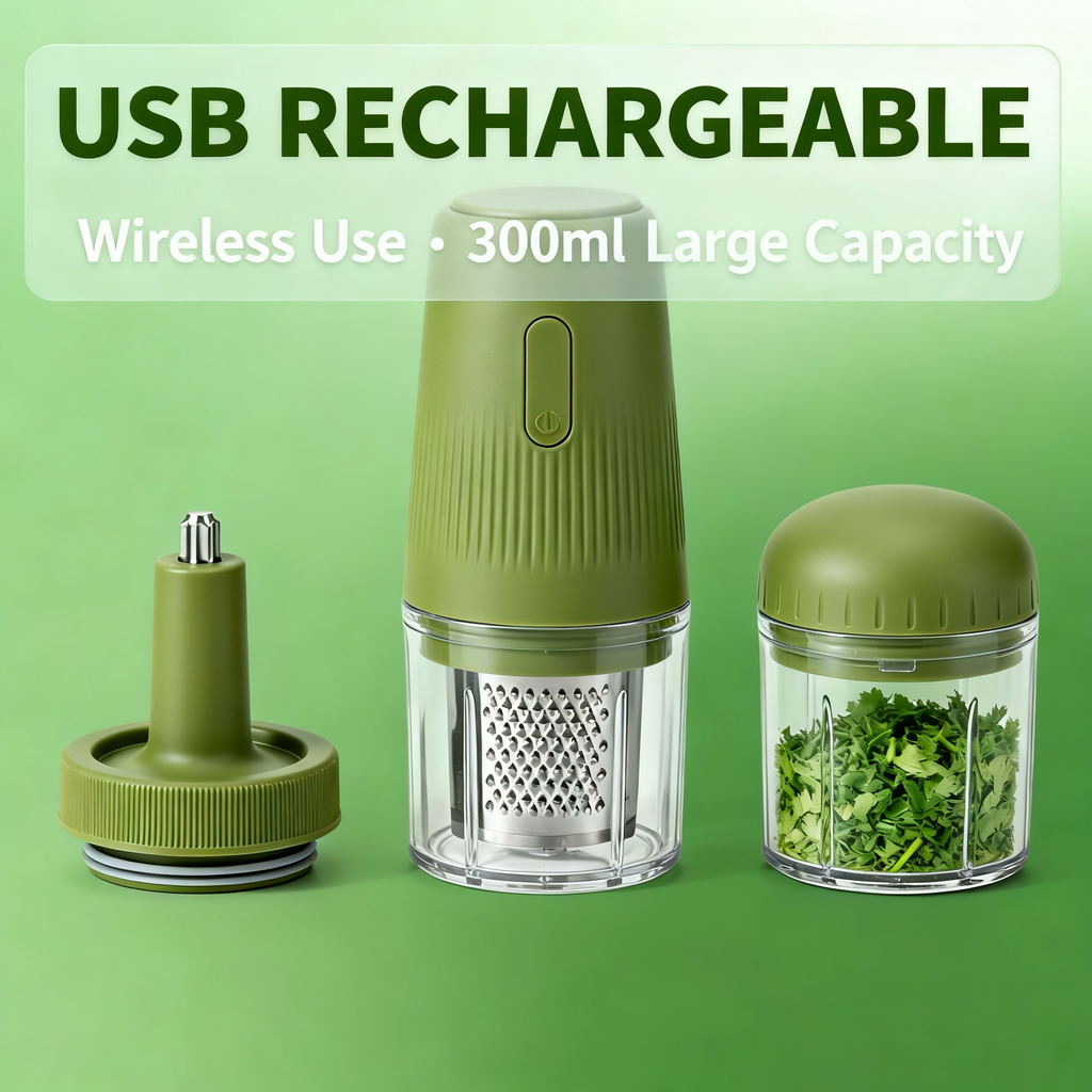 🌿 Multi-Function Food Chopper – Chop, Grind & Prepare Ingredients Faster ✨