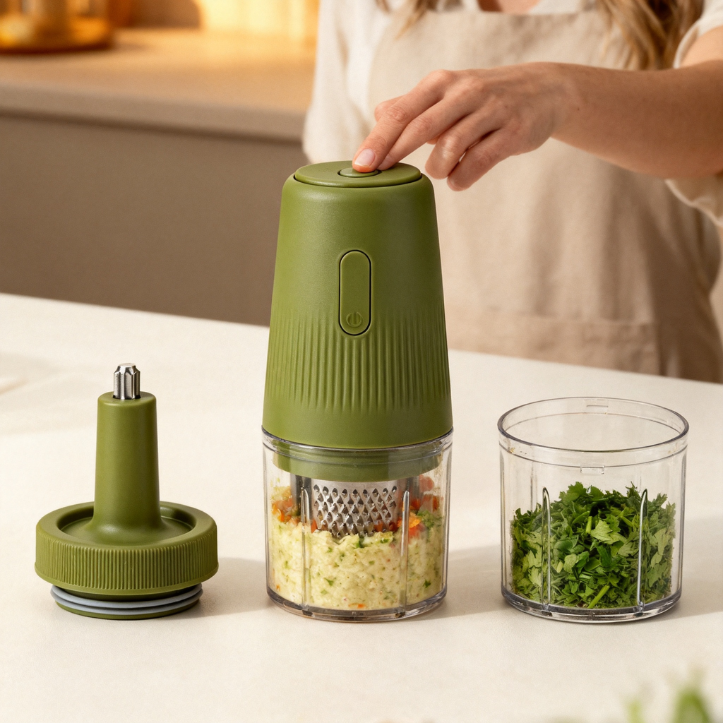 🌿 Multi-Function Food Chopper – Chop, Grind & Prepare Ingredients Faster ✨
